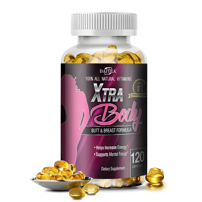 Women's Supplement, 100% Natural Vitamins, Breast Enhancement, Buttocks Shaping, Helps Increase Energy, Supports Mental Focus